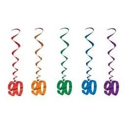 Hangdecoratie Whirls 90 jaar
