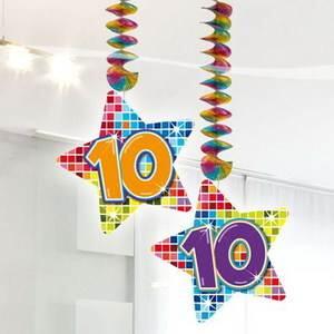 10 jaar hangdecoratie blocks