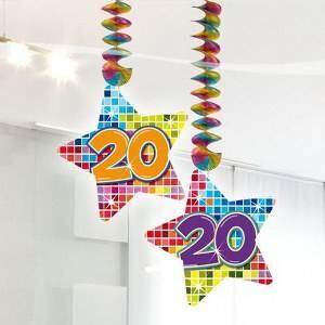 20 jaar hangdecoratie blocks