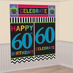 Wanddecoraties Happy 60
