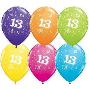 13 jaar ballonnen Qualatex 25 stuks