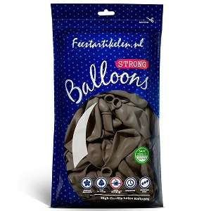 Ballonnen cappuccino 100 stuks
