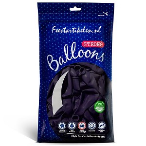 Ballonnen donkerpaars 100 stuks