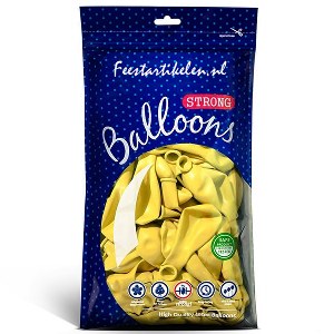 Ballonnen geel 100 stuks