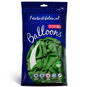 Ballonnen groen 100 stuks