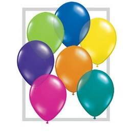 Zak ballonnen gekleurd 100 stuks 30 cm