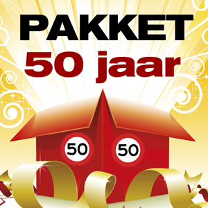 Feestpakket 50 jaar verkeersbord