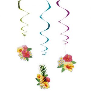 Hangdecoratie Hawaii bloemen