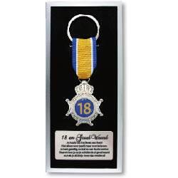 Medaille 18 jaar luxe