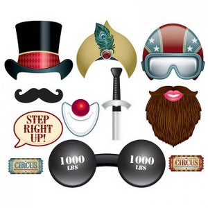 Selfie Foto Fun decoraties Circus