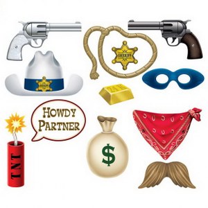 Selfie Foto Fun decoraties Western