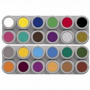 Grimas schmink palet 24 kleuren (A+B)