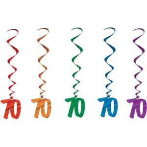 Hangdecoratie Whirls 70 jaar